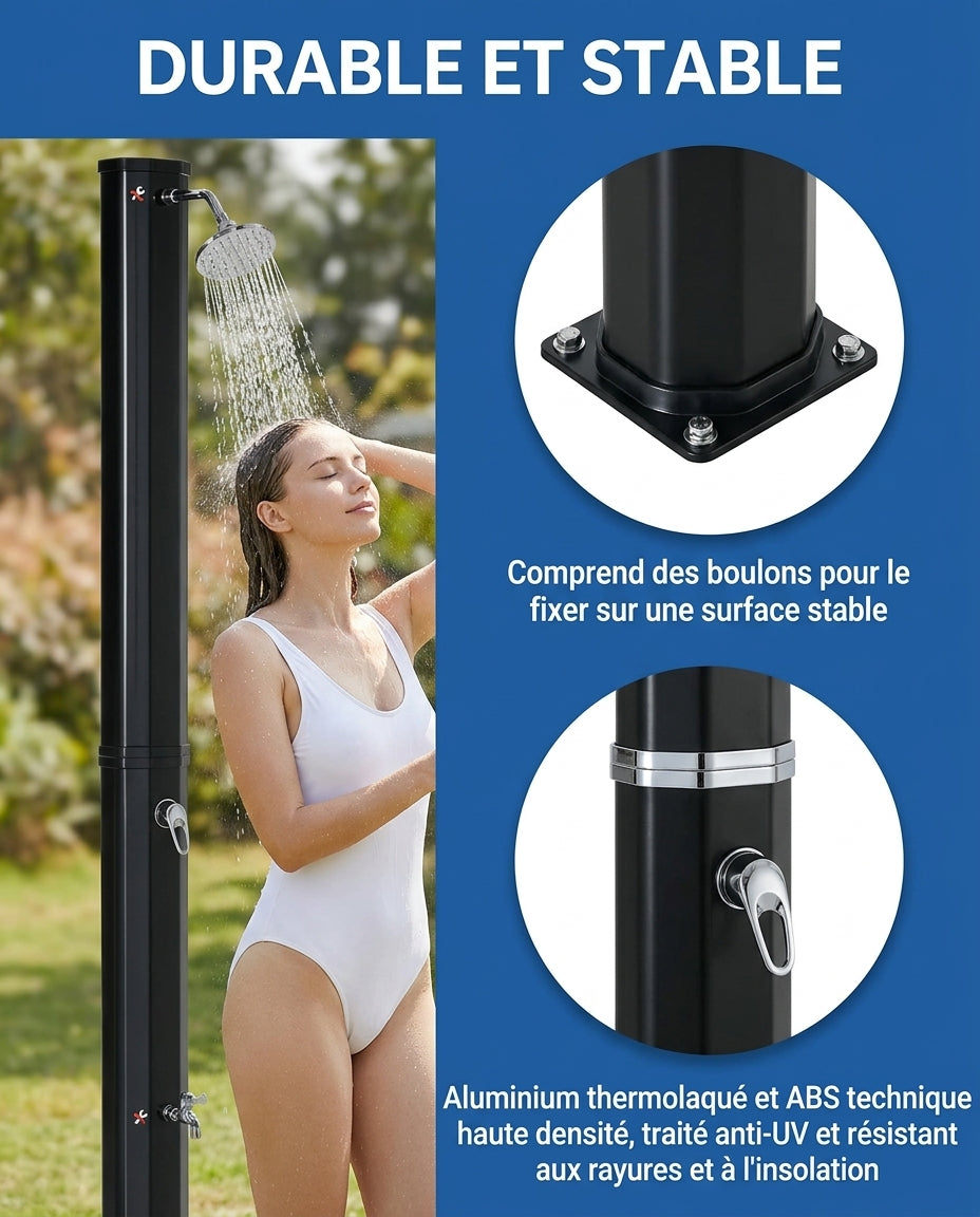 Solarias ONDA Douche Solaire 35L — durable et stable