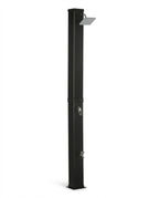 Solarias Douche Solaire 40L – Pomme Rotative 360°, Lave-pieds, Mitigeur — packshot side view