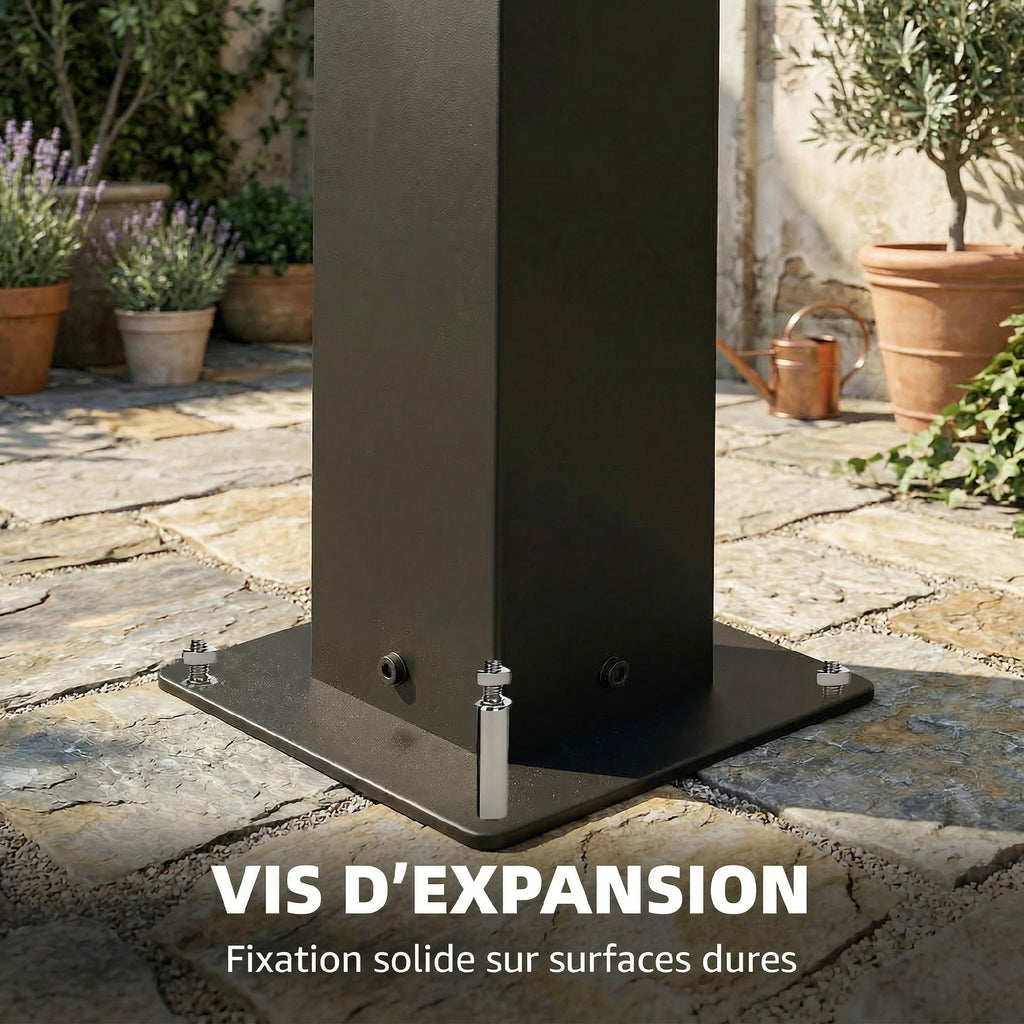 Solarias Pergola Bioclimatique 4x3m en Aluminium à Toit Louvred Ajustable, Protection Soleil, pour Jardin Extérieur, Blanc
