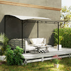 Solarias Pergola tonnelle de jardin avec auvent réglable acier polyester haute densité 3 x 2,5 m crème