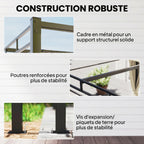Solarias Pergola de Jardin Tonnelle de Jardin Extérieur Toit Rétractable 4 Rideaux Protection UV30+3x3m Beige