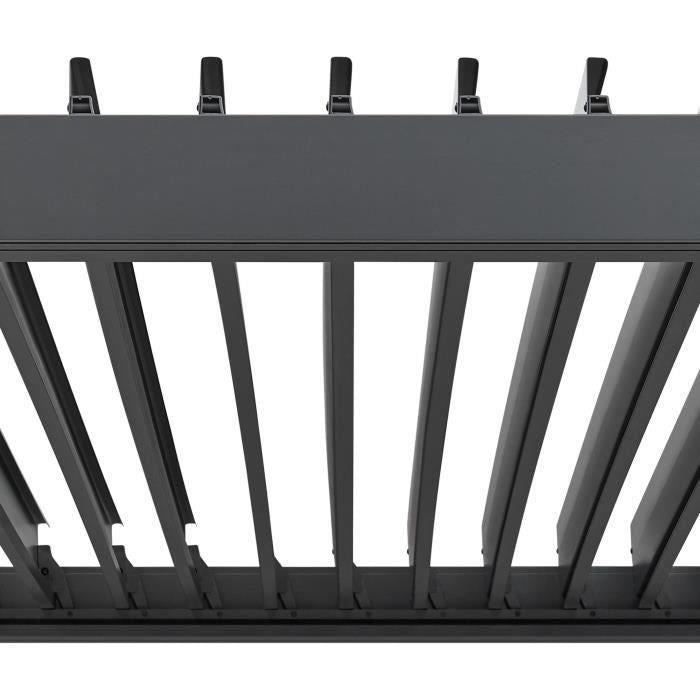 Solarias Pergola bioclimatique GAYA - Structure en aluminium et en acier - 290x290xH240 cm - Gris