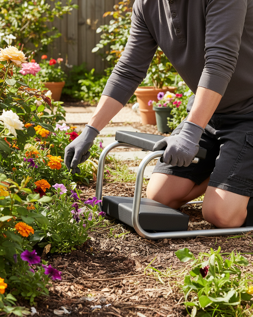ergonomic-garden-kneeler-and-seat-with-cushioned-support
