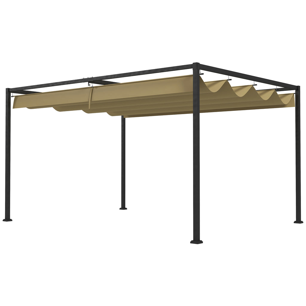 Solarias Pergola, Protection Solaire Robuste pour Jardin, Balcon, Terrasse, en Métal et Matériau Plastique, Résistant aux UV