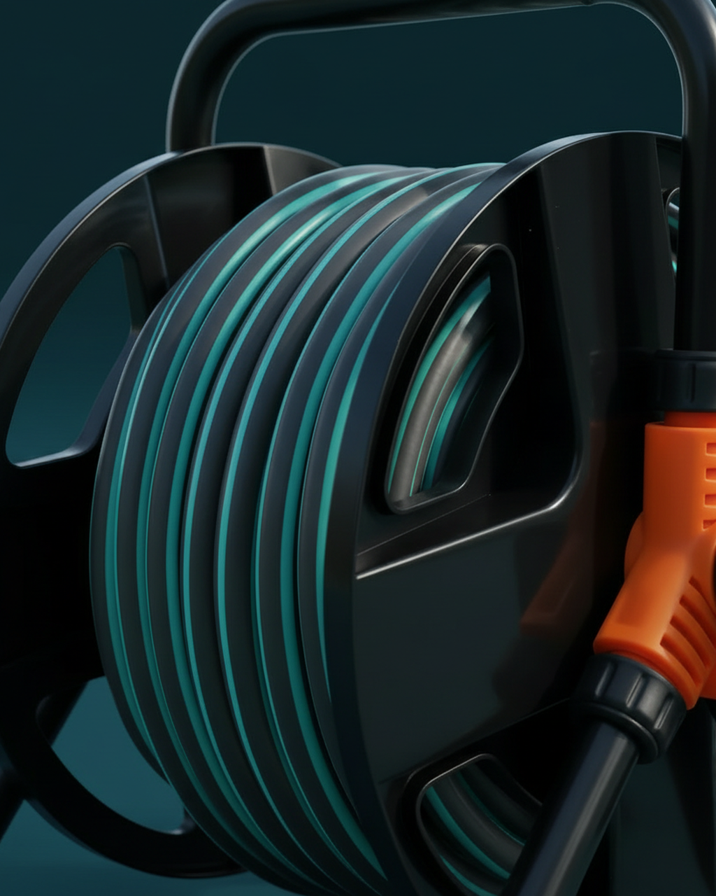 portable-garden-hose-reel-wall-mounted-or-free-standing