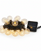Solar LED festoon string lights