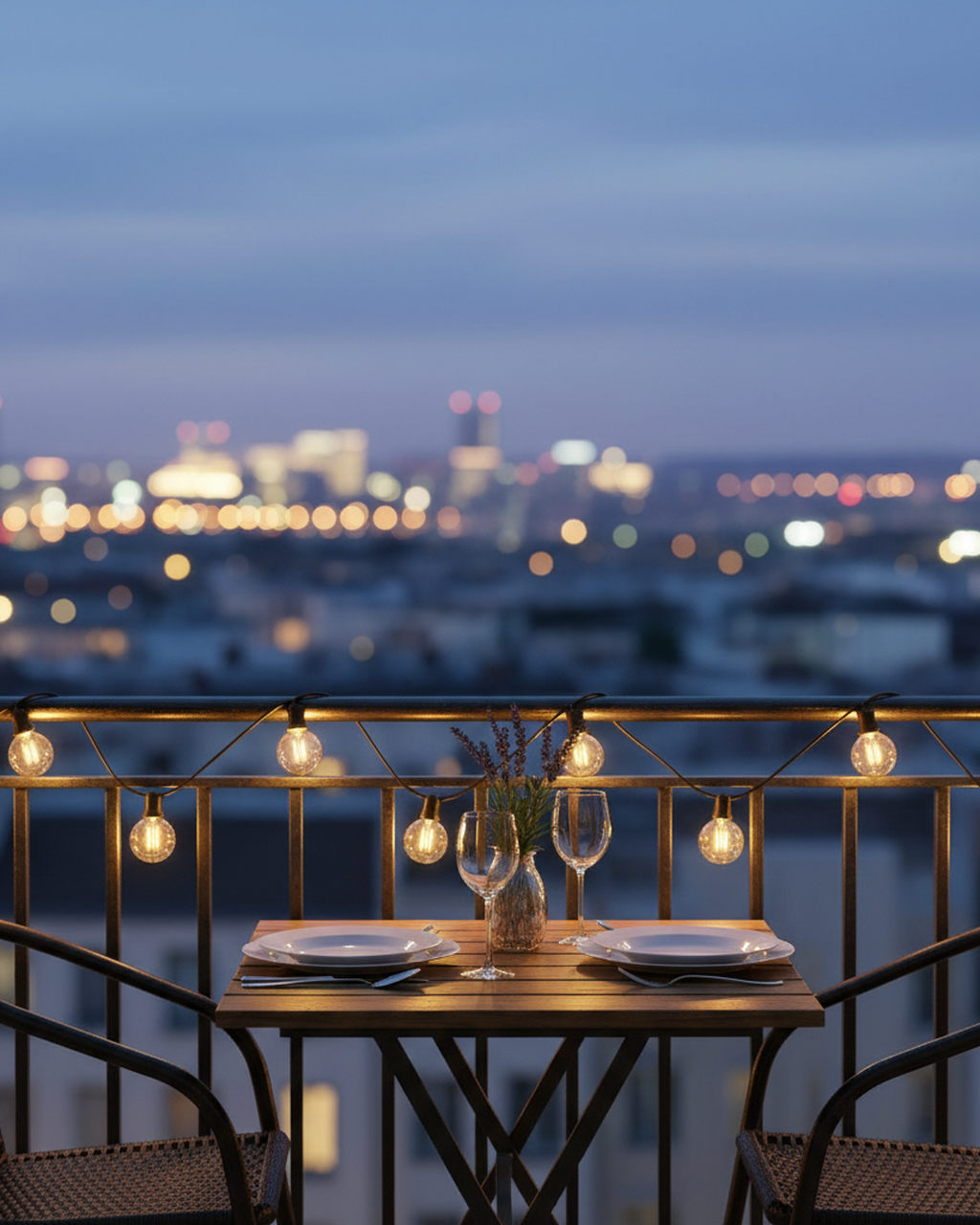 Solar LED festoon string lights