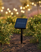Solar LED festoon string lights