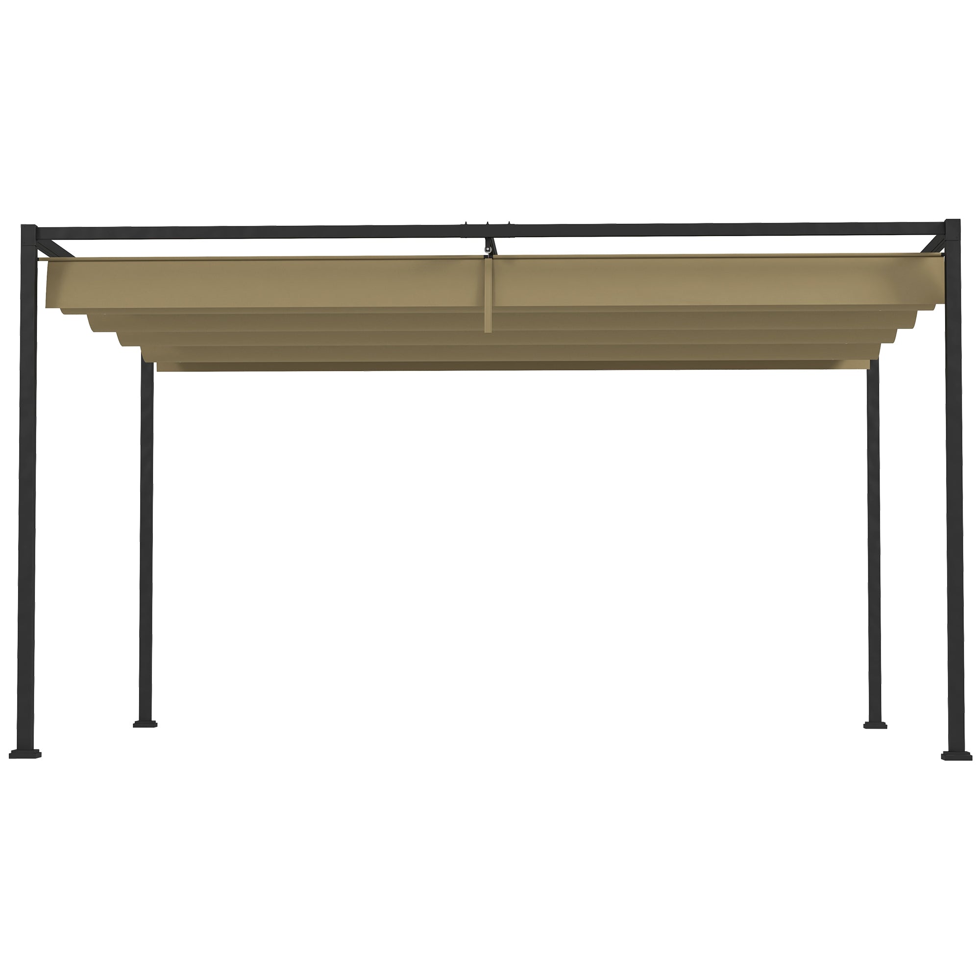Solarias Pergola, Protection Solaire Robuste pour Jardin, Balcon, Terrasse, en Métal et Matériau Plastique, Résistant aux UV