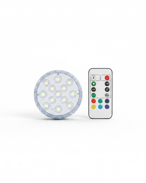 Submersible RGB Pool Lights with Remote, Waterproof