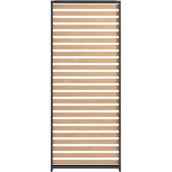 Solarias Persienne pour pergola - Aluminium - Gris et naturel - 229 x 93 cm
