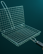 rotating-stainless-steel-bbq-grilling-basket
