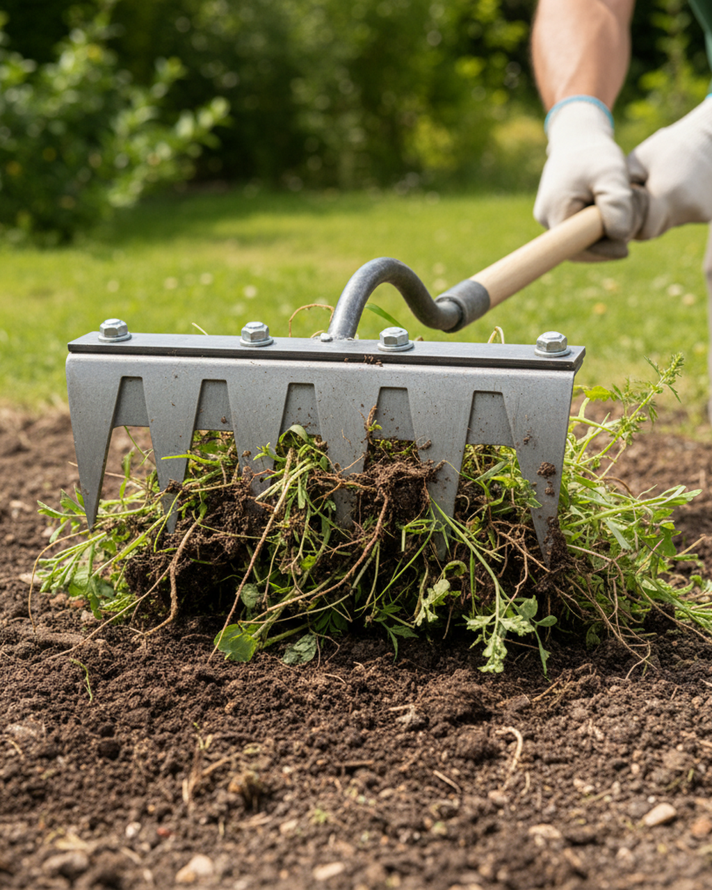 heavy-duty-steel-weeding-rake-for-garden-maintenance
