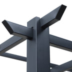 Solarias Pergola autoportante Style Contemporain - Toit terrasse à décorer - dim. 3L x 3l x 2,3H m - métal époxy anticorrosi