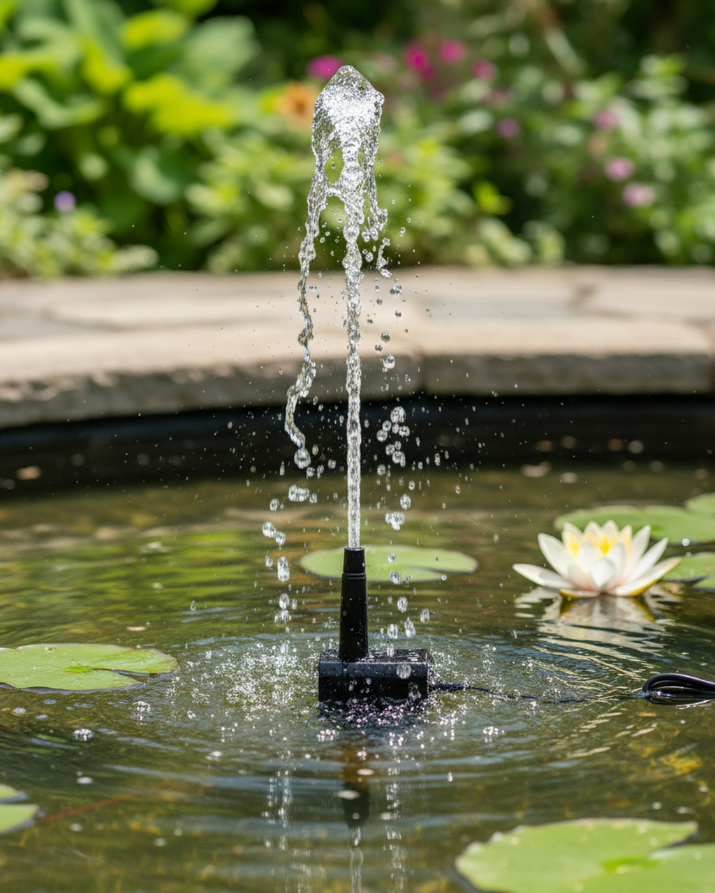 solar-floating-fountain-for-garden-ponds-and-birdbaths