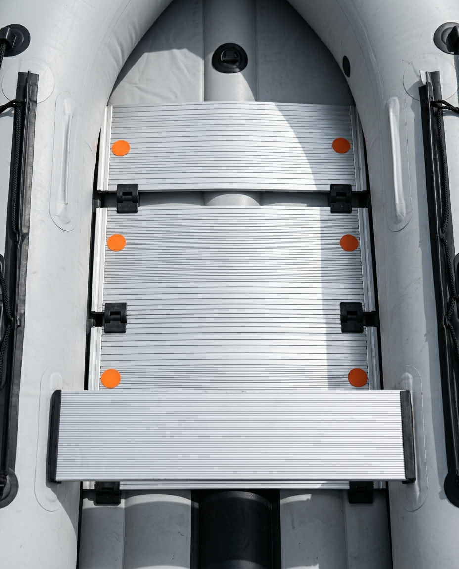 Solarias 380cm – Détail Plancher Aluminium 3 Sections