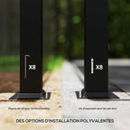 Solarias Pergola de jardin exterieur 3 x 3 m avec toit rétractable et fixation magnétique, abri soleil UPF30+, crème